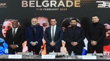 شكر صربي.. وزير الرياضة يثني على دعم البحرين لمهرجان القتال الأوروبي